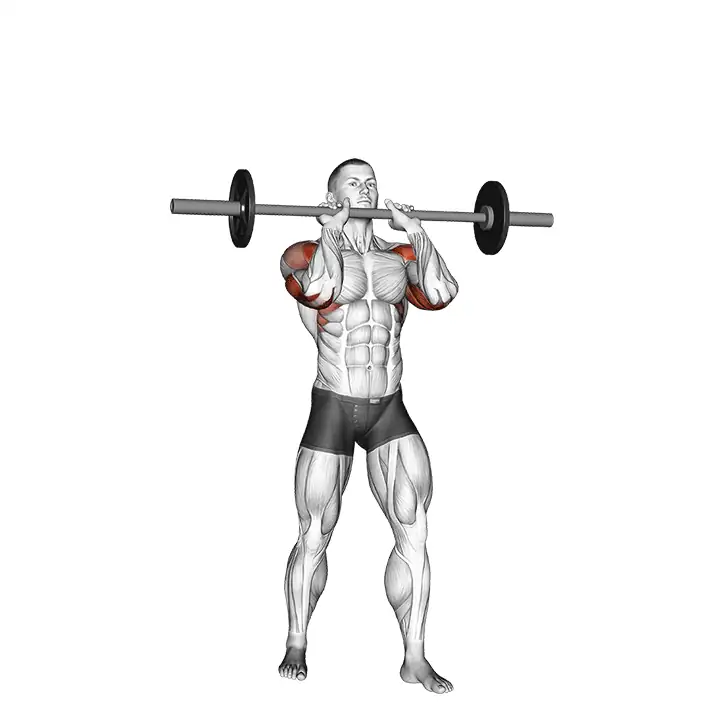 barbell overhead press